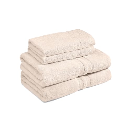 Grand Royal Bath Towel, Cotton Dobby Border, 27x54, 15.0 lbs/dz, Beige